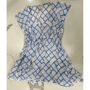 The Beaufort‎ Bonnet Company XS/S Blue White Swim Cover Up Beach Tunic
